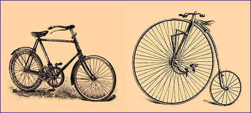 504x227 Vintage Bike Drawing 2015 Images