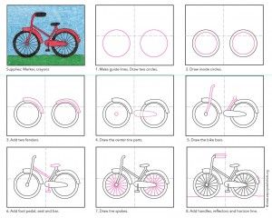 300x240 Bicycle Bike Art, Drawings And Art Lessons