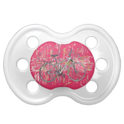 422x422 Colourful Bike Drawing Pacifier