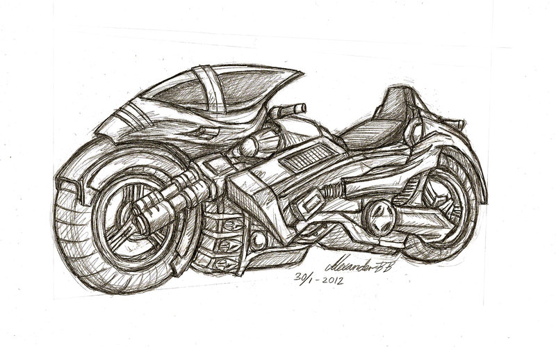 800x499 Futuristic Bike By Dark Emissary