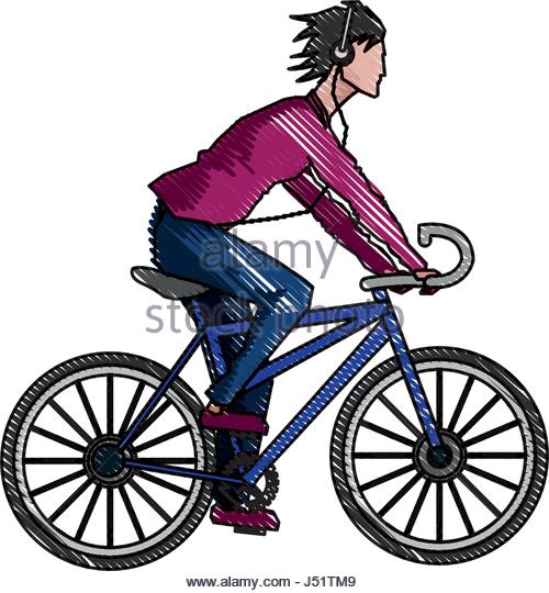 500x540 Bike Drawing Stock Photos Amp Bike Drawing Stock Images