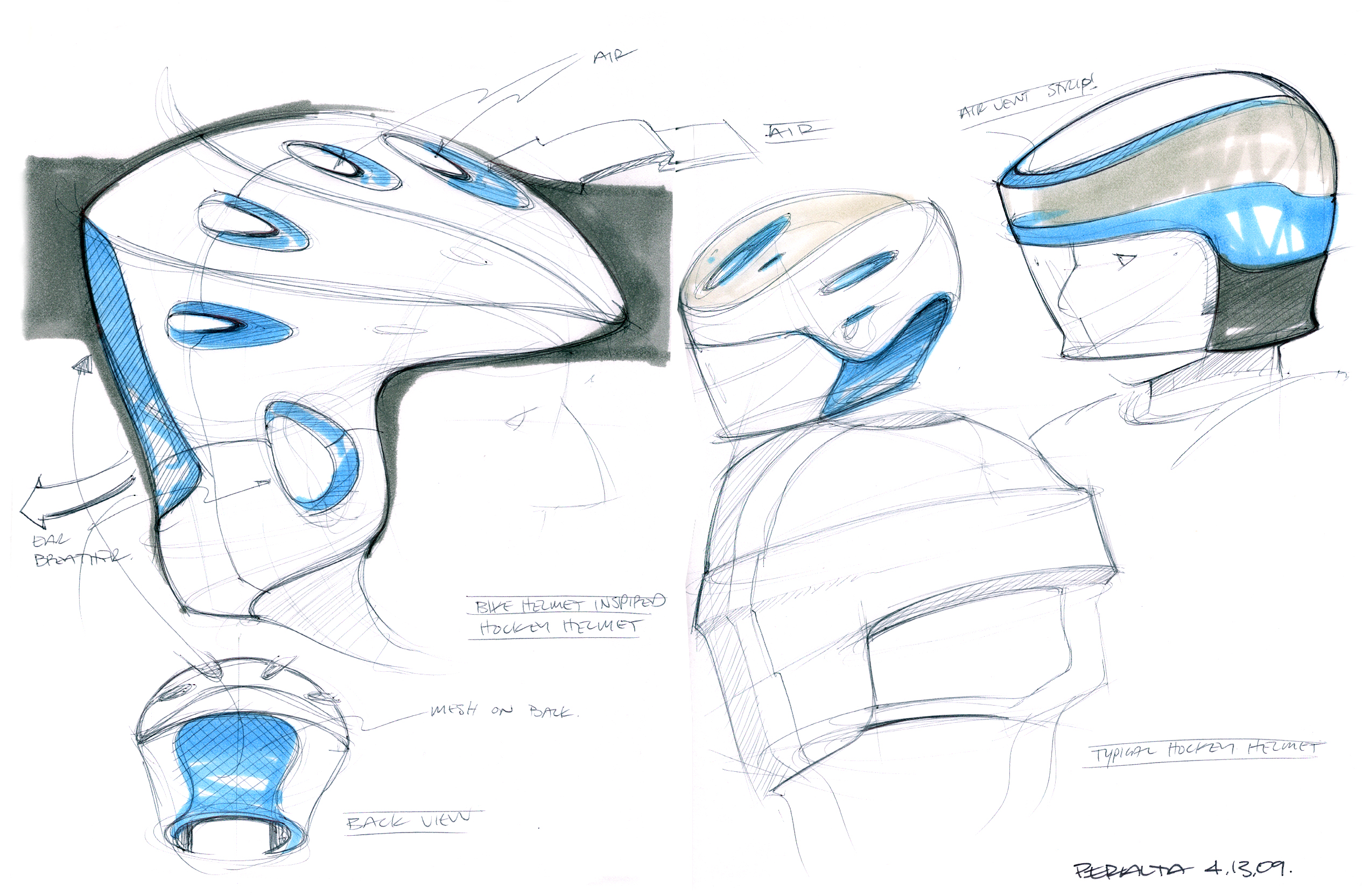 2530x1666 Helmet Design Lineweights