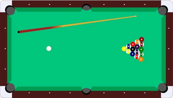 600x341 Scheibej Pool Table Cue Balls Clip Art Free Vector In Open Office