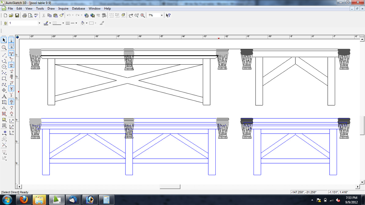 1195x672 A Custom Steel And Wood Pool Table