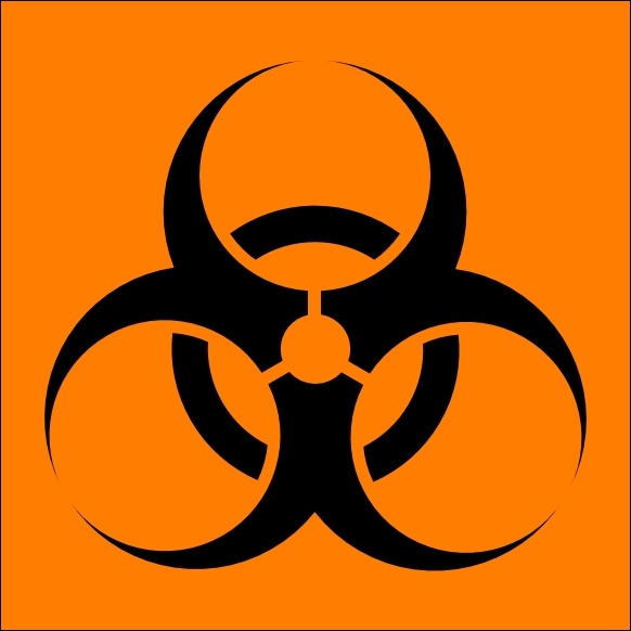582x582 Biohazard Orange Clip Art Free Vector In Open Office Drawing Svg