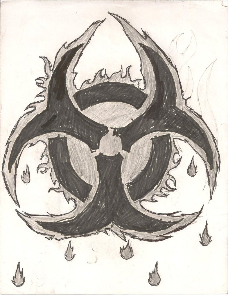 785x1018 Biohazard Sign By Demon Fox 96