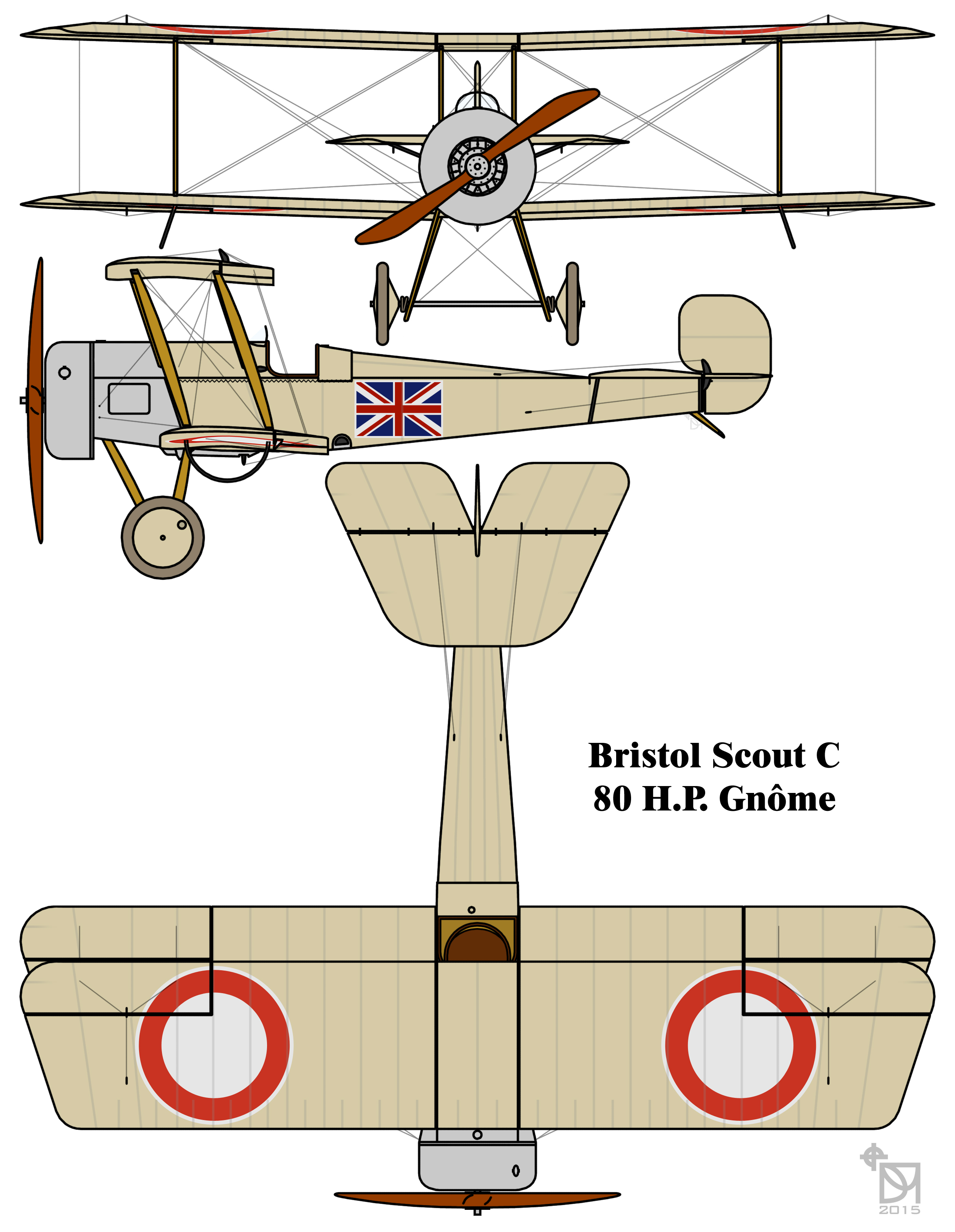 2500x3224 Filebristol Scout C British First World War Fighter Biplane