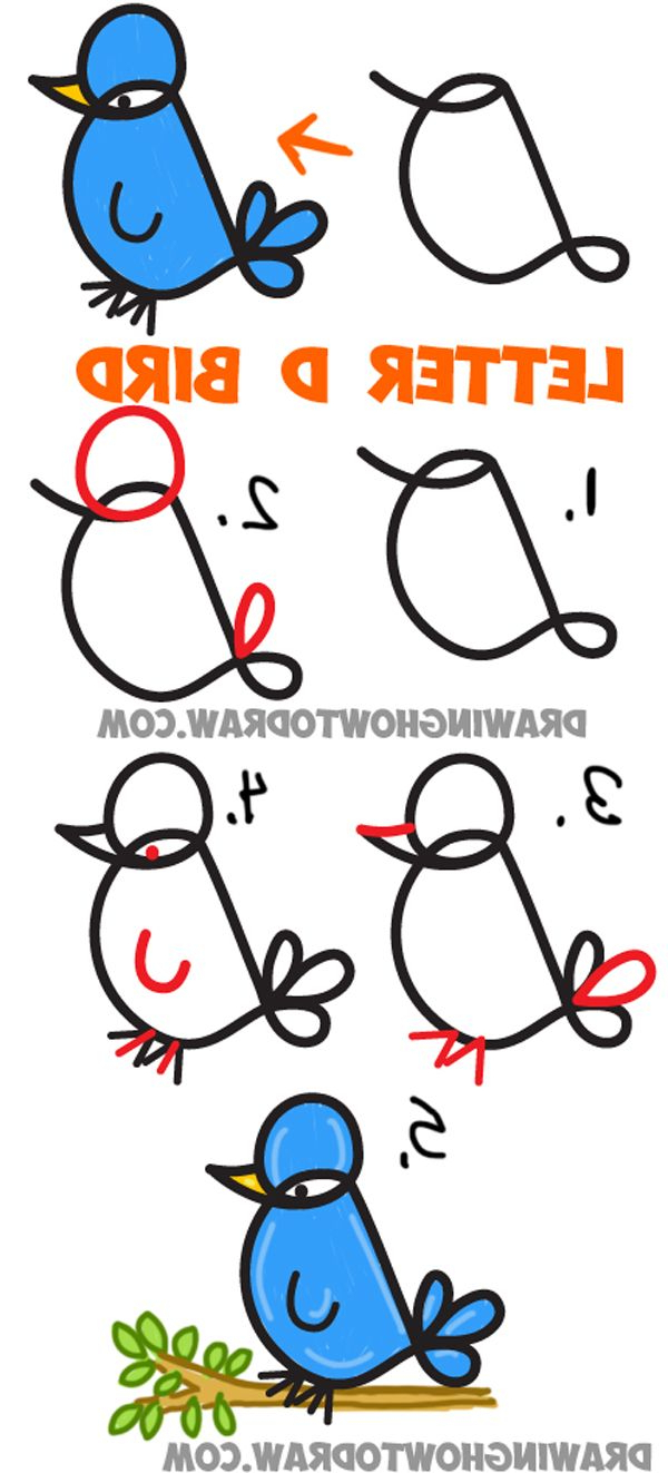 Bird Drawing Cartoon at GetDrawings | Free download