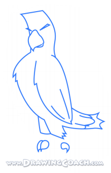 219x342 To Draw A Cartoon Hawk