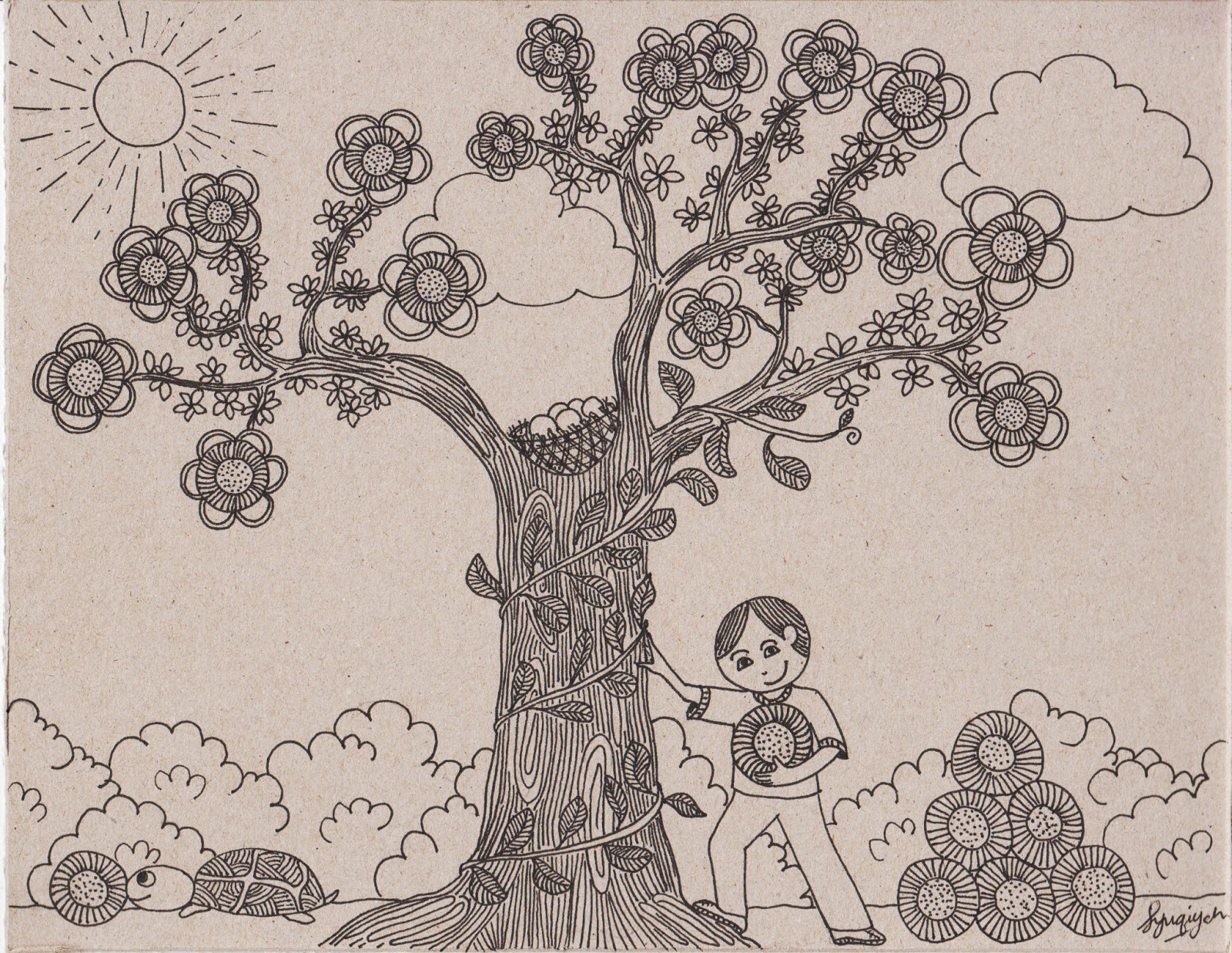 1600x1237 I Feel Like Drawing Magic Tree