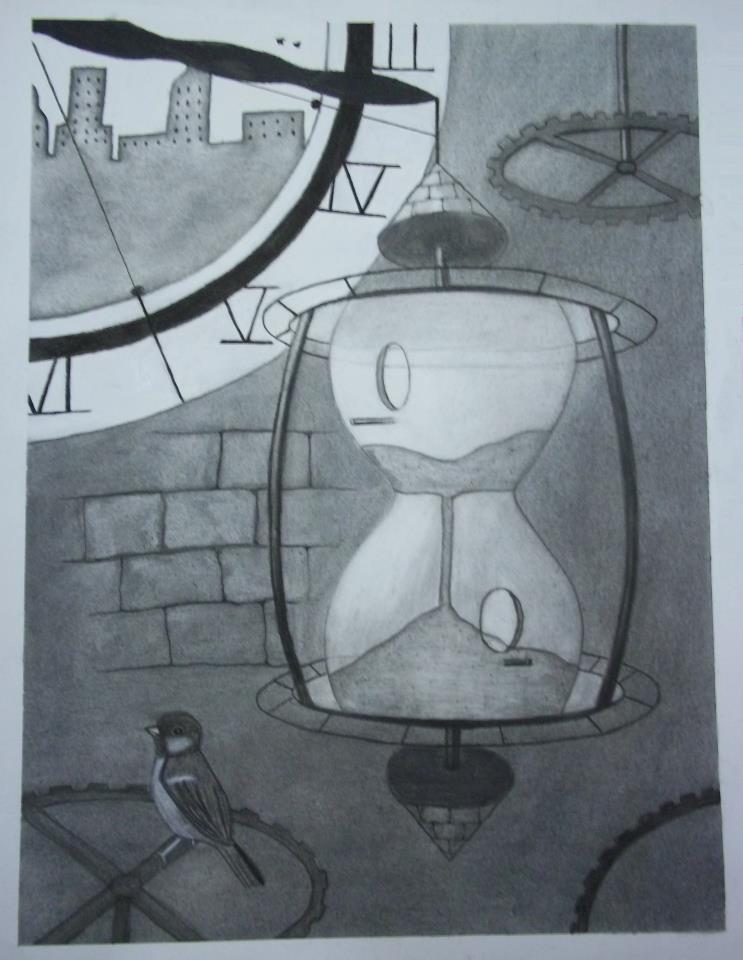 743x960 Imaginary Birdhouse Drawing Ashley Jean Svoboda
