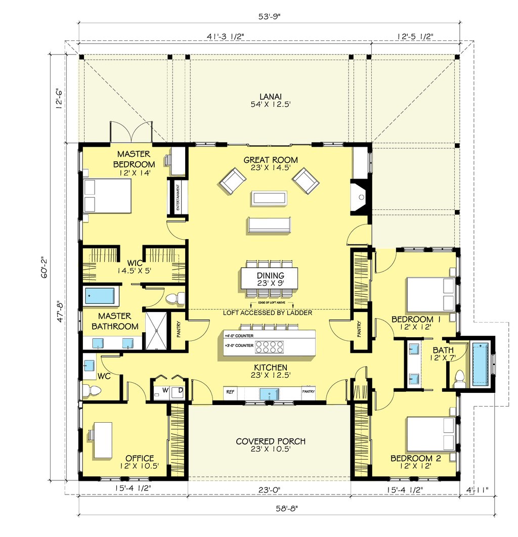 1024x1062 Birds Eye View House Plan Awesome House