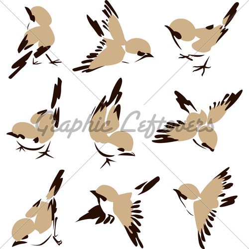 500x500 Little Bird Illustration Nice Collection Of Bird Graphics. +