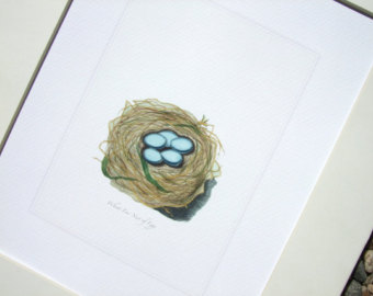 340x270 Nest Drawing Etsy
