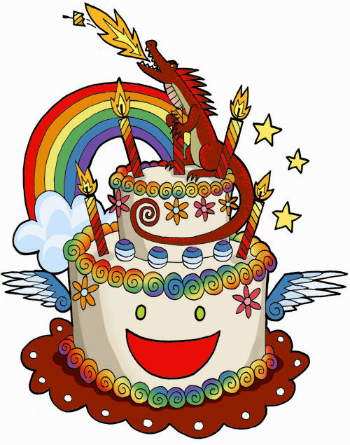 500x635 Cool Birthday Cake Drawing Concept Best Birthday Quotes Wishes