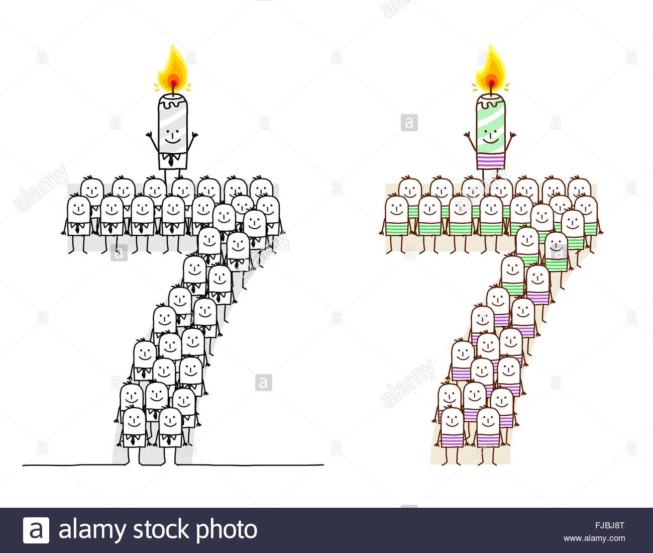 1300x1100 Hand Drawn Cartoon Characters