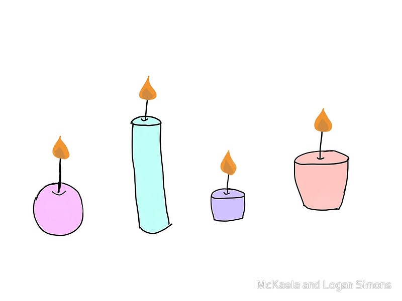 800x600 Tumblr Candle Drawing Color Canvas Prints By Simonsdesign Redbubble