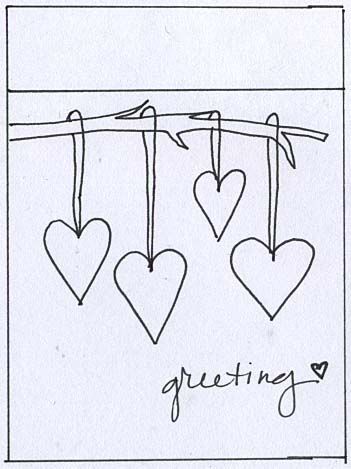 351x469 Drawing Greeting Cards 25 Unique Hand Drawn Cards Ideas