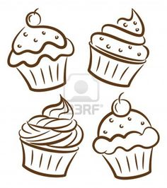 236x266 Cupcake Filing, Clip Art And Outlines