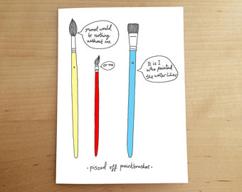 340x270 Artist Birthday Card Etsy