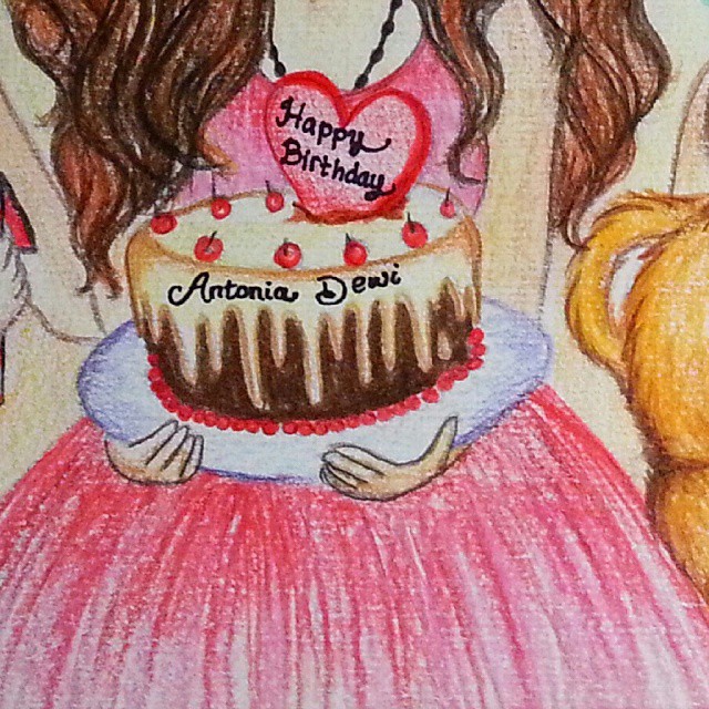 640x640 Birthday Girl Drawing Best Happy Birthday Wishes