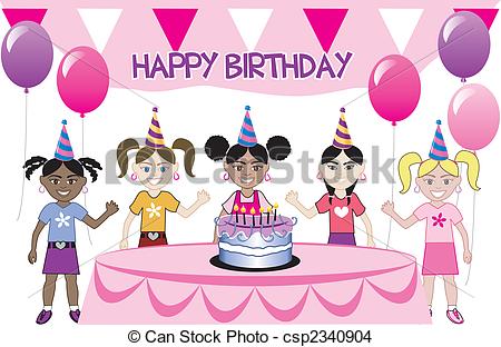 450x312 Birthday Drawing For Kids Kids Party 3 A Girls Birthday Party