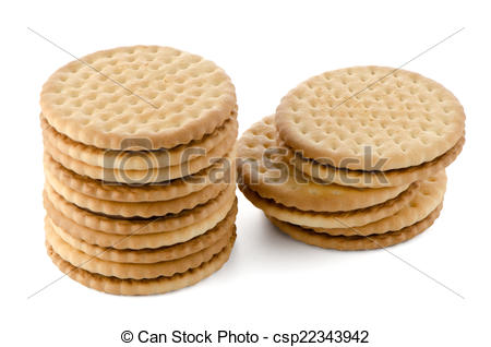 450x318 Sandwich Biscuits With Chocolate Filling On A White Drawing