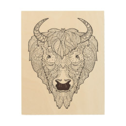 260x260 Bison Head Art Amp Framed Artwork Zazzle