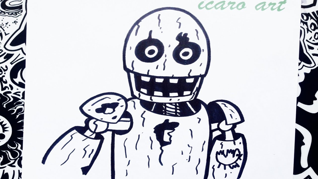 1280x720 Como Dibujar A Blank De Five Nights