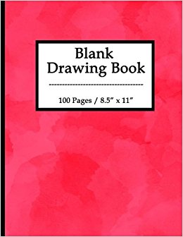 260x336 Blank Drawing Book 100 Pages, 8.5 X 11 Large Sketchbook Journal