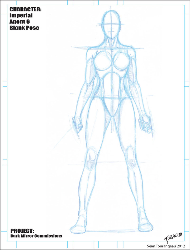 800x1050 Imperial Agent 6 Blank Pose Sketch By Stourangeau