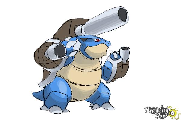 600x400 How To Draw Mega Blastoise From Pokemon X Amp Y