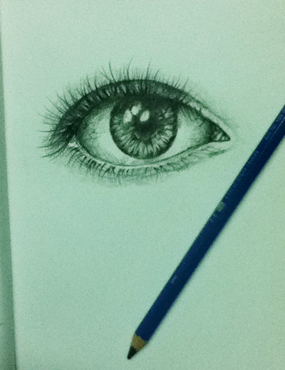 400x520 Sketchbook Small Eye Drawing By Heyydaydreamer