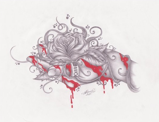 530x406 Bloody Rose Day 13th By Rasen23