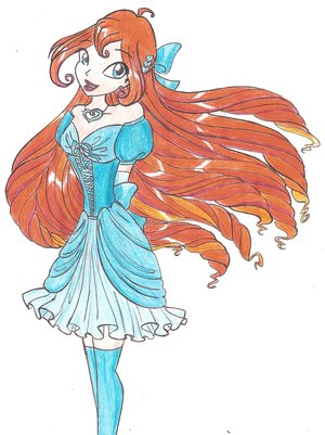 300x401 Winx Club Bloom Drawing By Winxclubangel