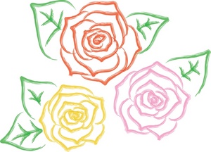 300x216 Roses Clipart Image