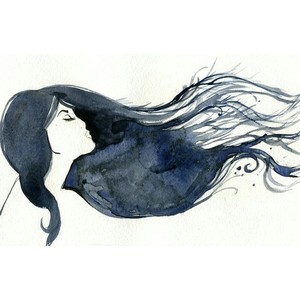 300x300 Girl With Hair Blowing In The Wind Beautiful Images