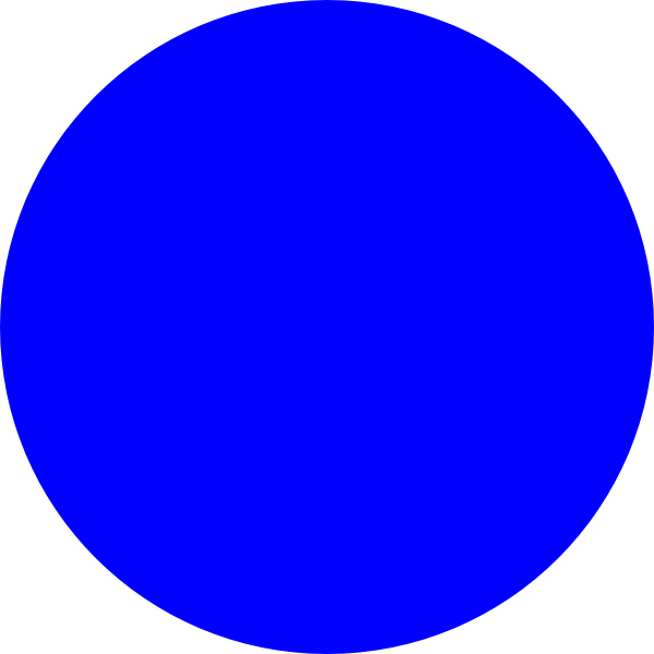 600x600 Blue Circle Clip Art