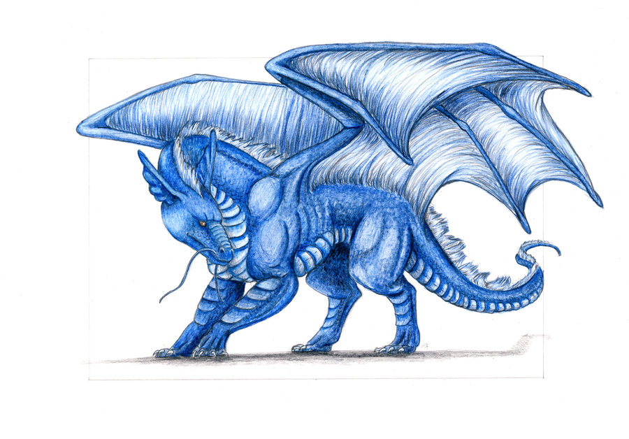 900x628 Saphi The Blue Dragon By Margotshareaza