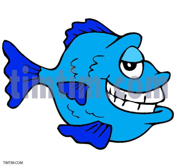 574x541 Free Drawing Of Blue Fish 2 From The Category Pets