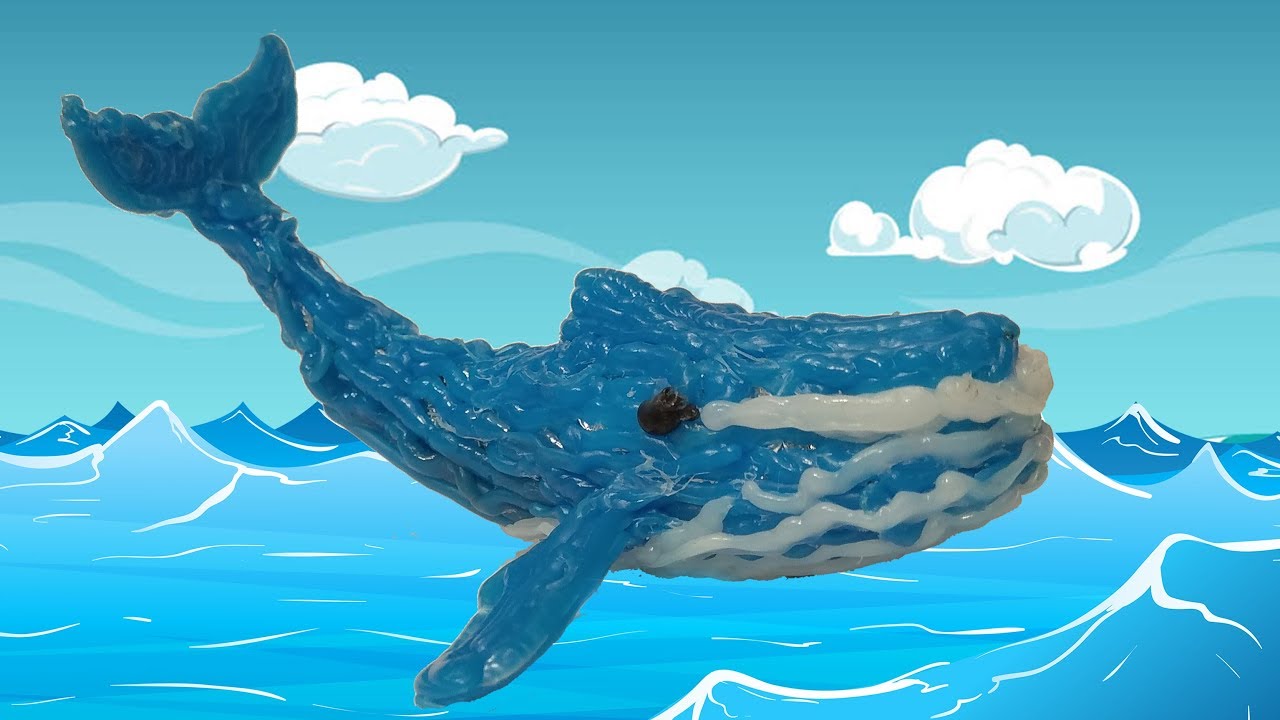1280x720 Blue Whale Drawing With 3d Pen Video For Kids