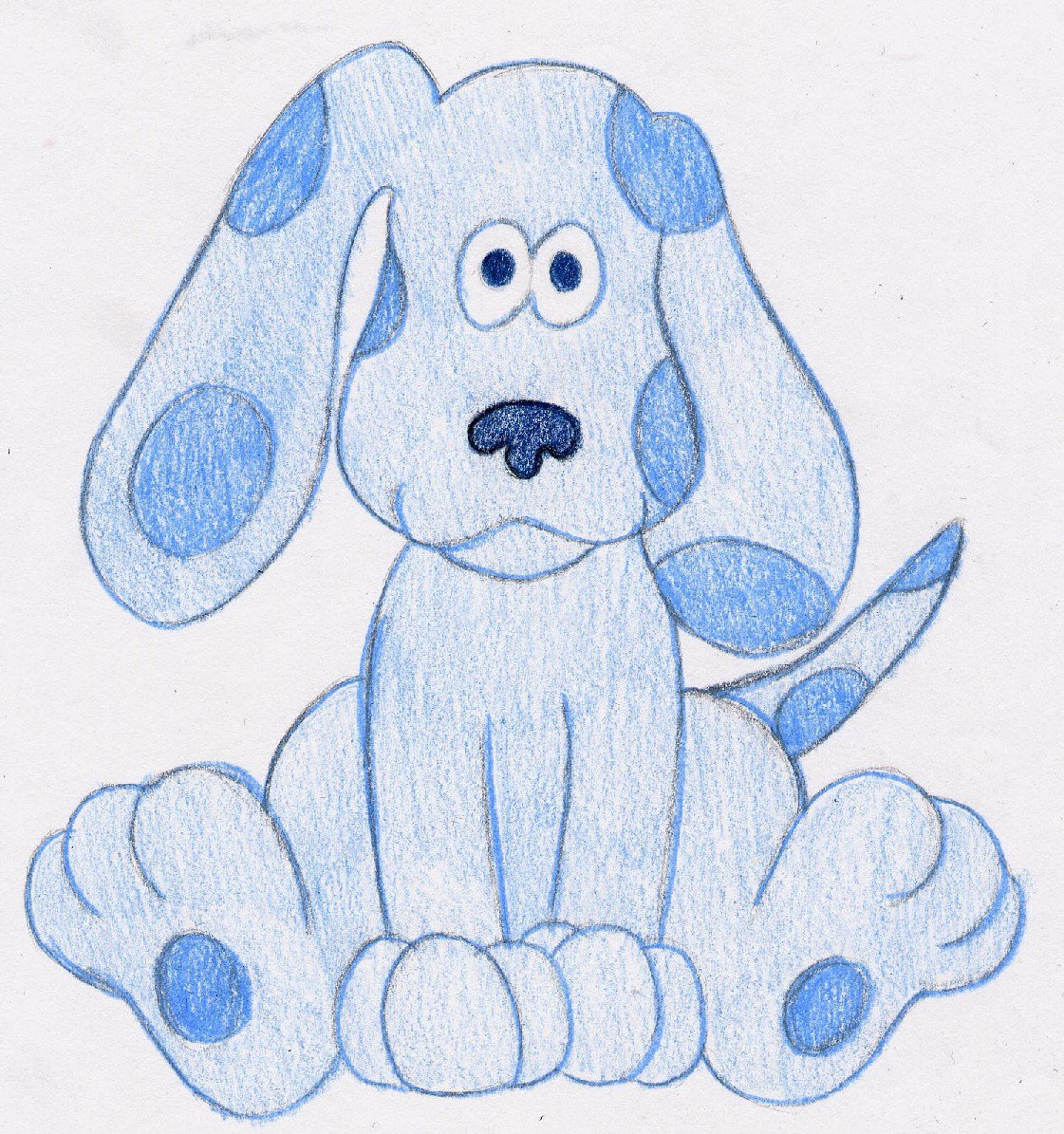 1121x1195 Blues Clues By Shadow Kitsune