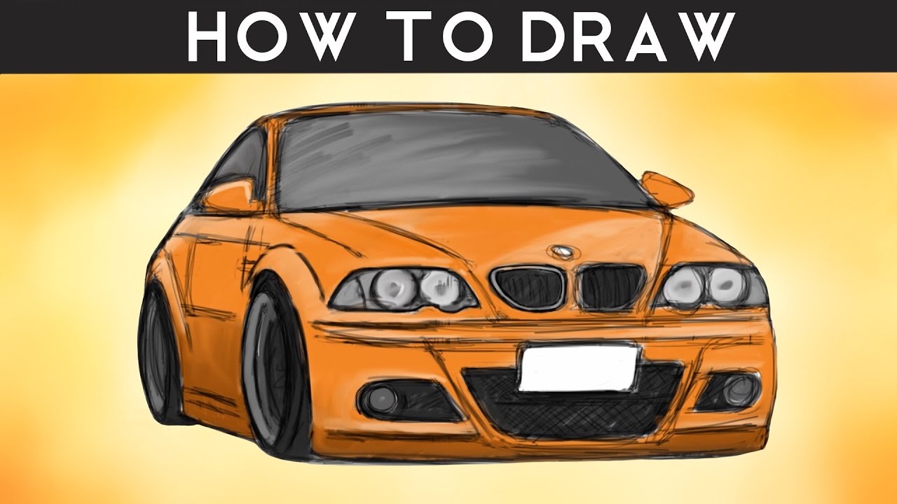 1280x720 How To Draw A Bmw M3 E46