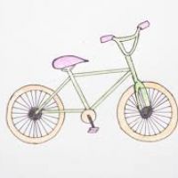 200x200 Simple Bicycle Drawing How To Draw A Bicycle Step Step Stuff Pop