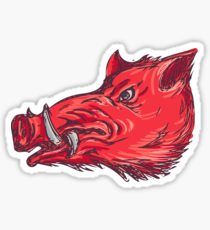 210x230 Wild Boar Head Stickers Redbubble