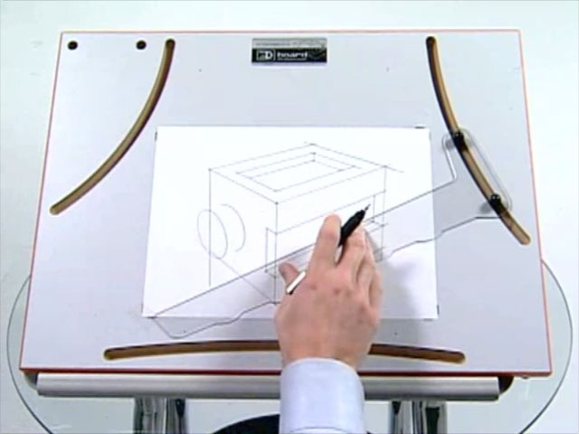 640x480 Perspective Drawing Board Complete Set (W81242)