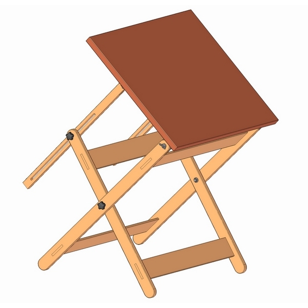 600x600 Wooden Drawing Board Project Plan