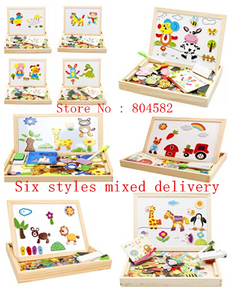 456x560 Magnetic Board Games Multi Function Chalkboard Easel Wooden Toys