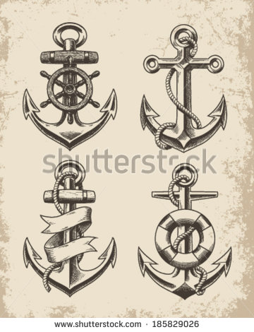 360x470 Boat Anchor Drawing Pictures