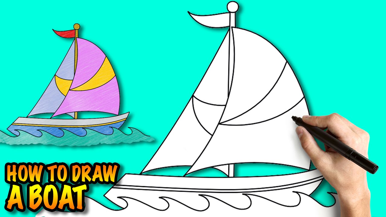 1280x720 How To Draw A Boat